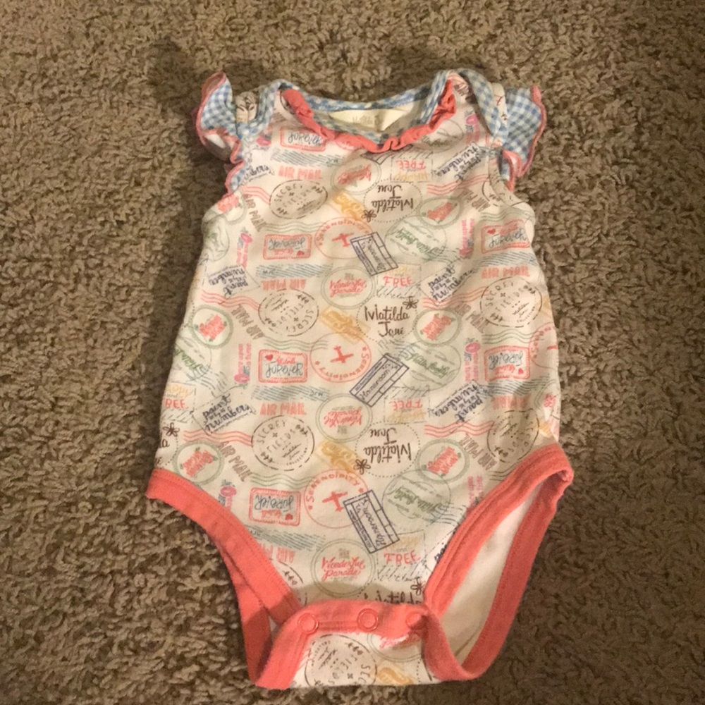 Matilda Jane going places onesie 6-12 month